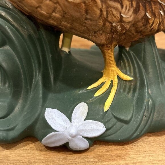 Vintage 60s Ceramic Quail Figurines Holland Mold Set of 2 Hand Painted - Picture 7 of 8